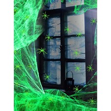 Leuchtendes Spinnennetz-Set