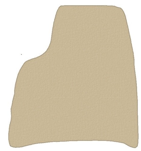 Velour beige fußmatten - velour,