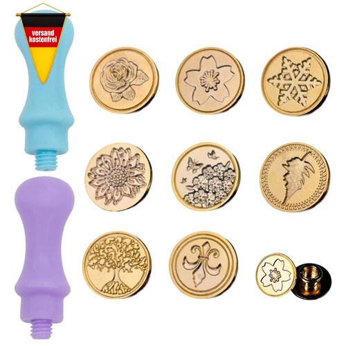 Stück wachssiegel stempel - 10,