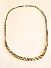 Goldkette 333, 50cm lang, 21,6g schwer,  0,6-1cm breit,  ca. 1970, Privatverkauf