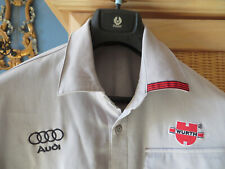 Hochwertig. kurz, Adidas Sponsoren Logo Team Hemd in XL, Würth Audi Businesshemd