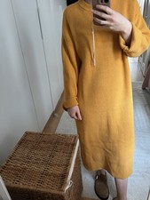 Zara Kleid Gelb Senfgelb