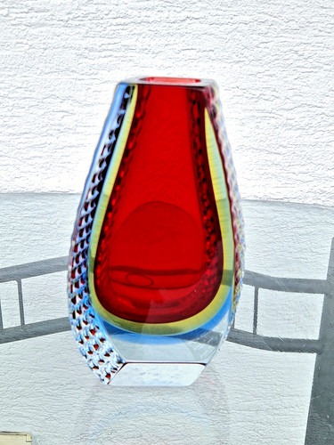 Alte murano glasvase - alte,