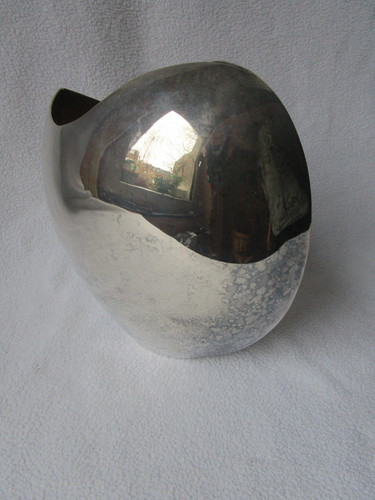 Fink vase metall - metall, versilbert