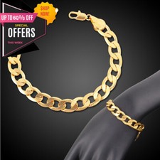 18k Gold Chain Set Gold Plated