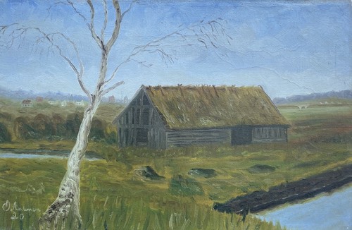 Impressionist landschaft mit - impressionist,