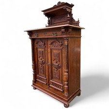 Gründerzeit Vertiko Anrichte Zierschrank Historismus Nussbaum Um 1880