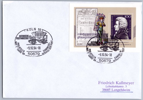 Sonderstempel köln 1994 - köln,