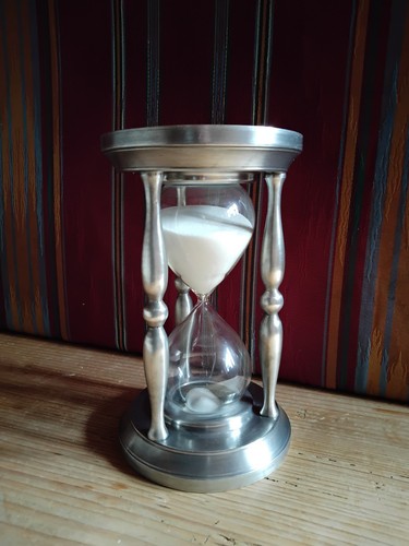 Sanduhr zinn glas retro - sanduhr,