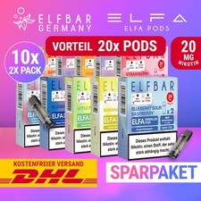 10 x ELFBAR ELFA Pods 20mg -