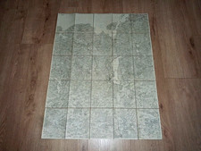 antik Plan Faltkarte Schwerin