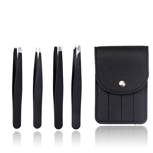 Edelstahl pinzetten set - 4x,