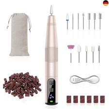 Elektrische Nagelfraser Kabellos für Gelnägel 12 in 1 Maniküre Pediküre Set Ele
