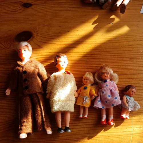 Puppen familie für die - ,