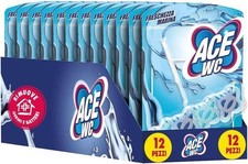 12er Pack ACE WC Frische Aktivschaum Antikalk Meeresfrische Toiletten-Duftspüler