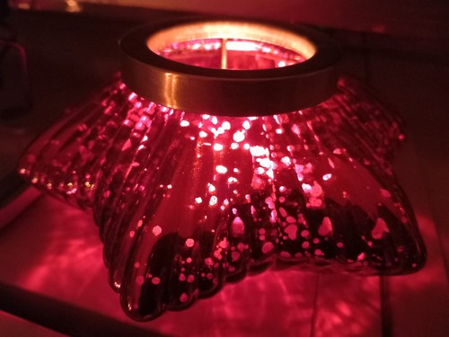 Stern rot teelicht lampe - teelicht,