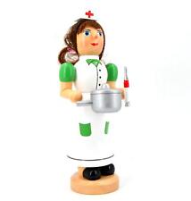Räuchermännchen Beruf Krankenschwester 19cm Rauchfigur Krankenpflegerin Pflege