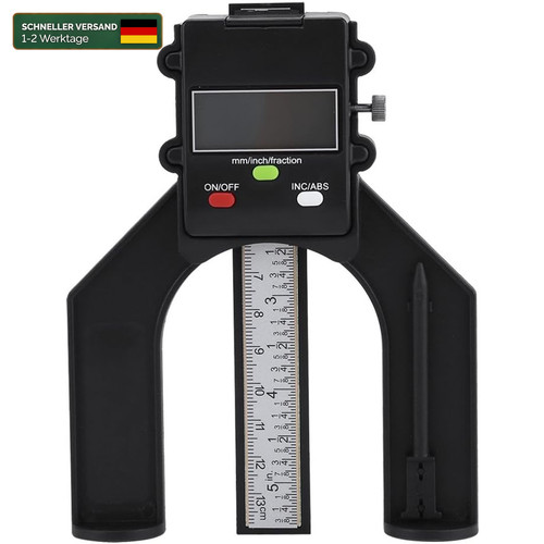 Profiltiefenmesser 80mm mit - 0-80mm,