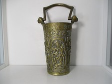 Alter weihwassereimer bronze - weihwassereimer,