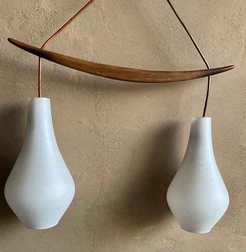Hängelampe glas holz schönes - hängelampe,