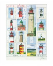 Leuchttürme - Gerke 40x50