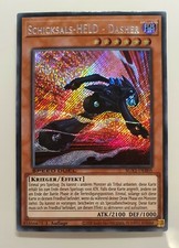 Yugioh! Schicksalsheld DASHER SGX1-DEB05 Secret Rare! 1 Auflage! Near Mint! Neu!