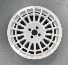 4 Felgen Montecarlo 8x17 4x98 ET30 58.1 Lancia Delta Weiß Hergestellt In Italien