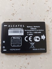 Original Alcatel OneTouch wiederaufladbar Akku CAB0400000C1 3,7V 400mAh 1,48Wh 