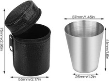 Edelstahl Becher 12Stk Schnaps