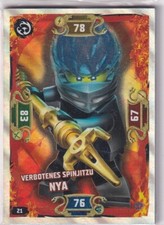 Lego Ninjago Serie 5 TCG Sammelkarten Karte Nr. 21 Verbotenes Spinjitzu Nya