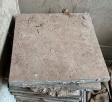 Natursteinfliesen Travertin poliert Fliesen 40 x 40 x 2 - HL