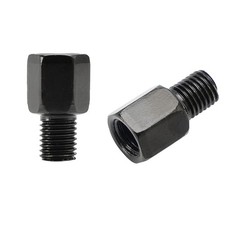2x Motorrad Roller Spiegel Adapter von M10 Linksgewinde auf M10 Rechtsgewinde