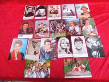 18 autogrammkareten : Volksmusik-u. Schlagerstars : Heintje , P. Kraus ,K.Moik..