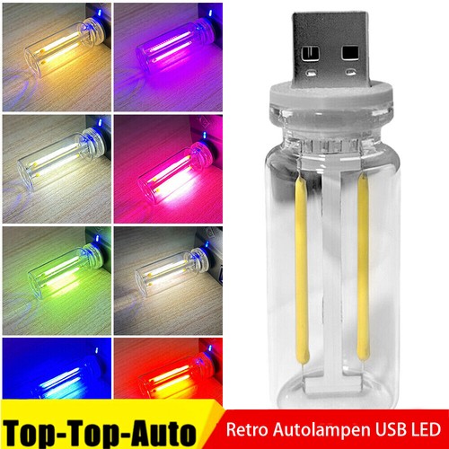 Retro autolampen usb - led, steck