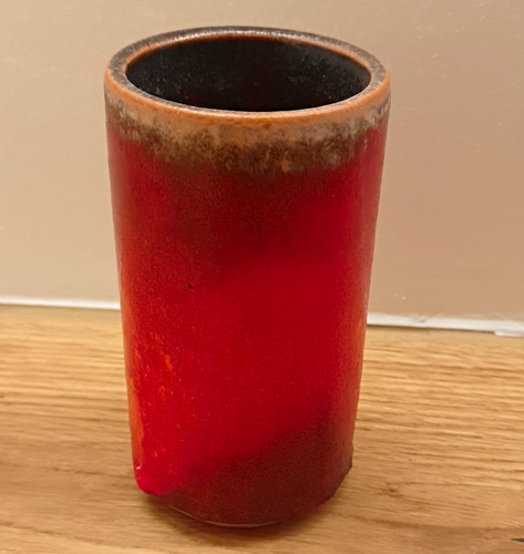 Majolika karlsruhe 7447 vase - karlsruhe,