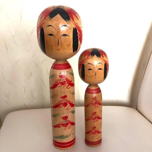 Japanische kokeshi puppe 2er - japanische,