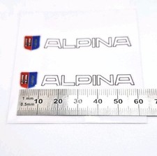 Alpina 3x Aufkleber 3D Logo