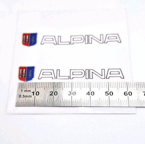 Alpina aufkleber logo - 3x, 3d