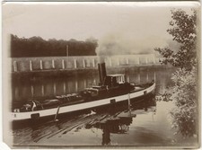 Schiff aus vapeur fluss - aus,