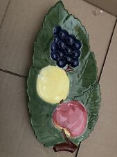 kleine Schale Deco Obst Grün Blau Gelb Rot Zitrone Apfel Traube