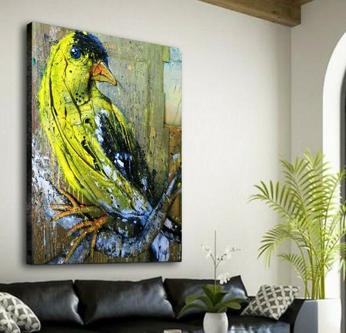 Xxl leinwand bild vogel - xxl, aus