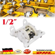 Druckluftmembranpumpe Doppelmembranpumpe Luft angetrieben Luftbetrieben 1/2" DHL