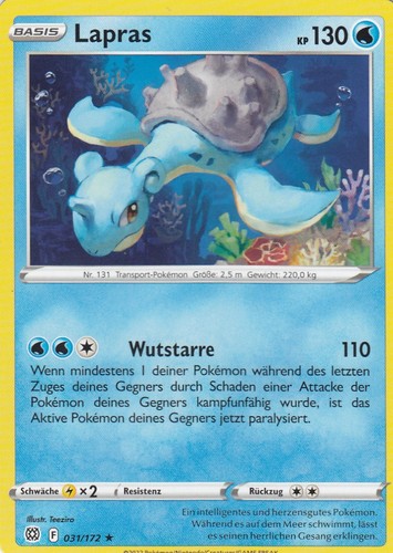 Lapras 031 172 pokemon - 031/172,