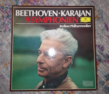 Beethoven Neun Symphonien - Karajan  Berliner Philharmoniker  8 LP-Box