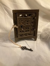 Vintage Cast Iron Safe Penny