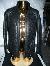 PORSCHE DESIGN P1000  LEDERJACKE SCHWARZ  GR. M  TOP