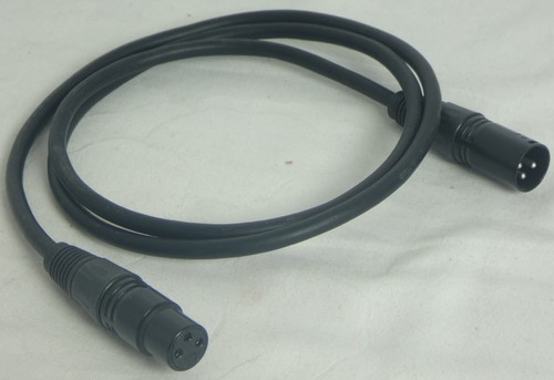 Xlr mikrofon kabel dmx - 1,2m,