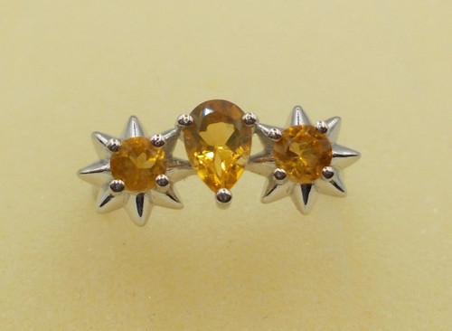 Citrin ring sterlingsilber - ring,