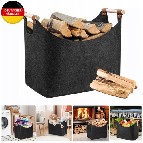 Holzkorb für kaminholz xxl - für, kaminholz,