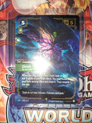 Riftbound ornn blacksmith - riftbound,